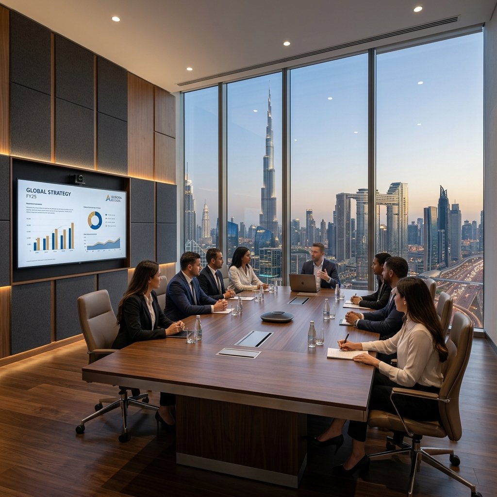 Sleek Corporate Boardroom