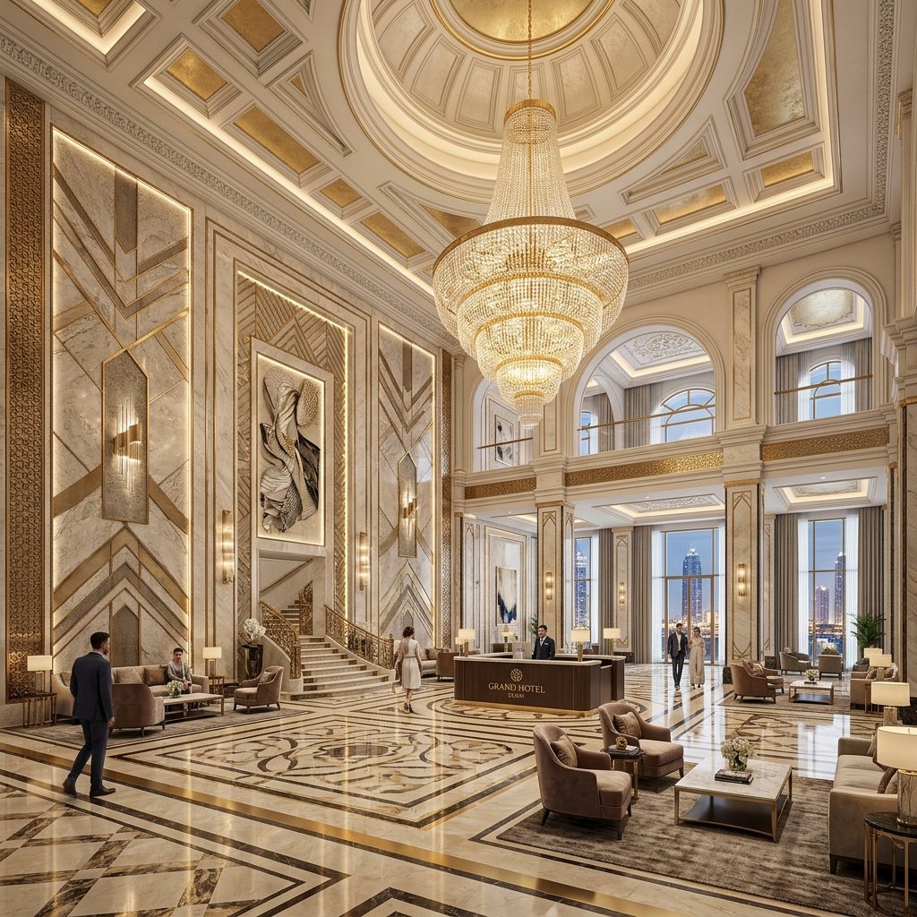 Grand Hotel Lobby Fitout